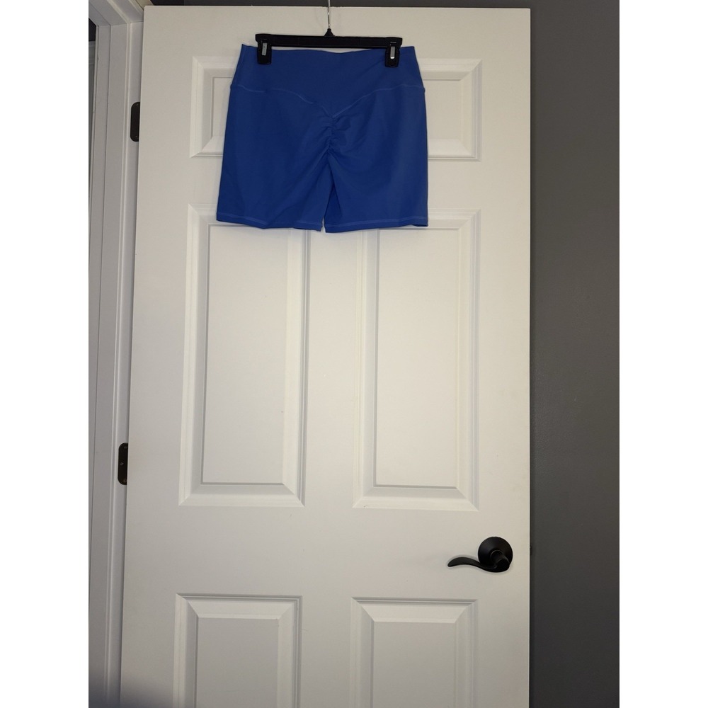 Unbranded 2 Piece Activewear Bra Biker Shorts Xl Blue Nwot - Picture 4 of 4